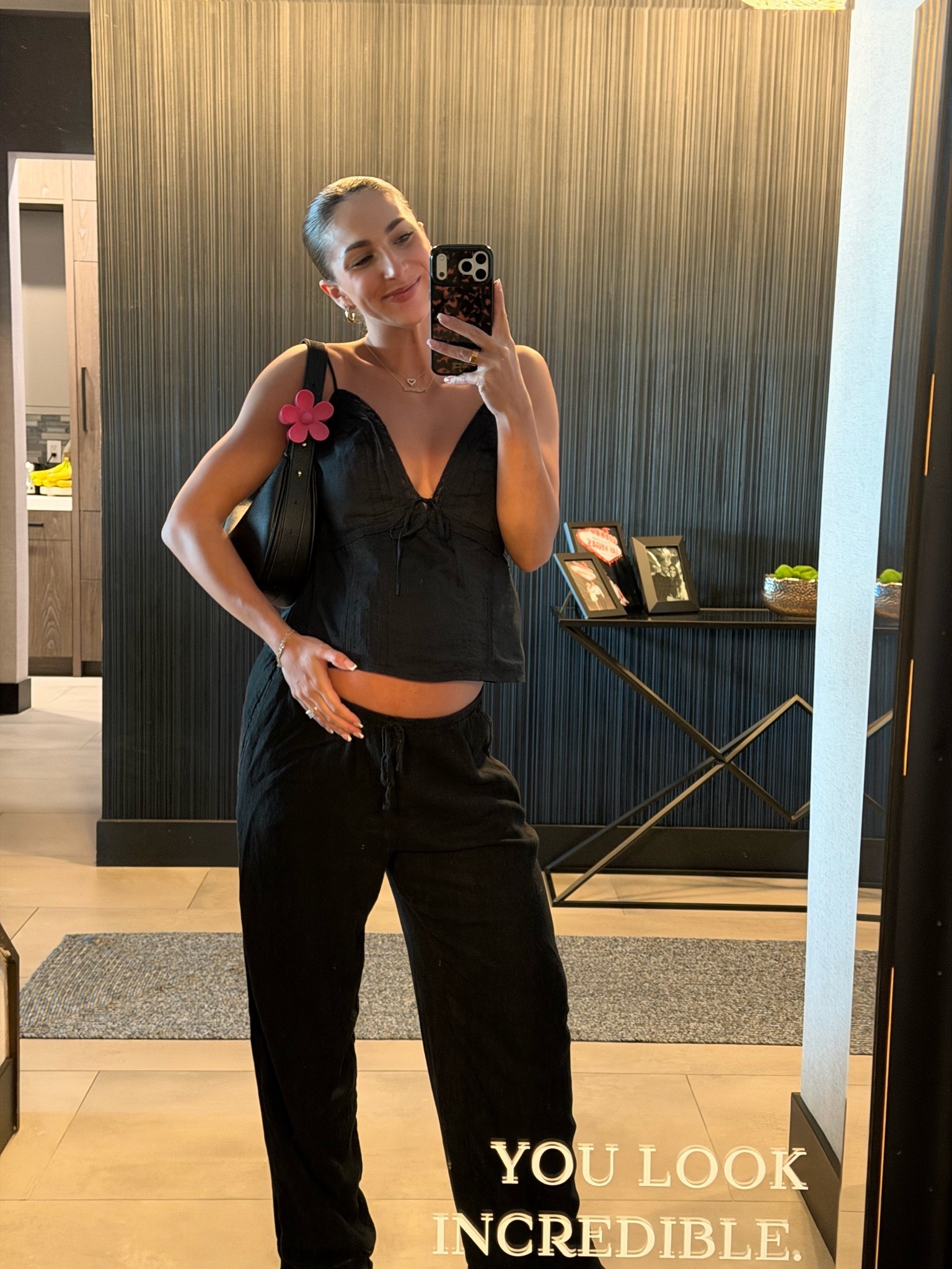 9 months pregnant date night outfit🤰 love these linen pants!!

#LTKSeasonal #LTKBump #LTKootd