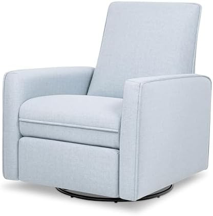 Davinci Penny Recliner and Swivel Glider in Performance Chambray Eco-Twill, GREENGUARD Gold and C... | Amazon (US)