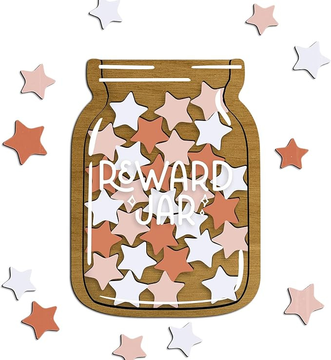 XL Reward Jar Classroom, 16-100 Charms Custom Magnetic Reward Jar for Classroom Board, Positive B... | Amazon (US)