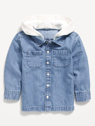 Button-Front Hooded Shirt for Toddler Boys | Old Navy (US)
