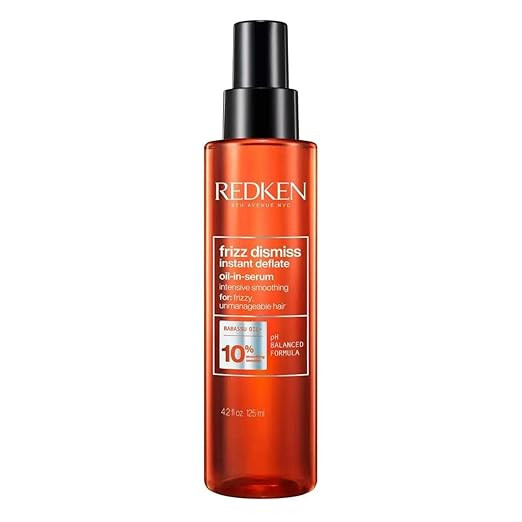 Redken Frizz Dismiss Instant Deflate Sulfate-Free Oil-In-Serum For Frizzy Hair - Enhances Smoothn... | Amazon (US)
