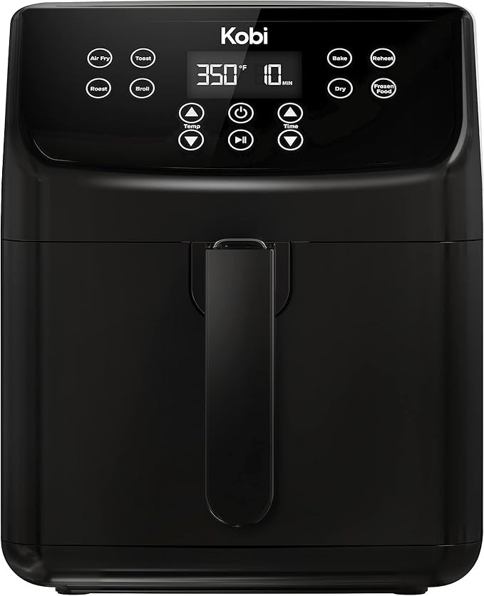 Kobi Air Fryer, XL 5.8 Quart,1700-Watt Electric Hot Air Fryers Oven & Oilless Cooker, LED Display... | Amazon (US)