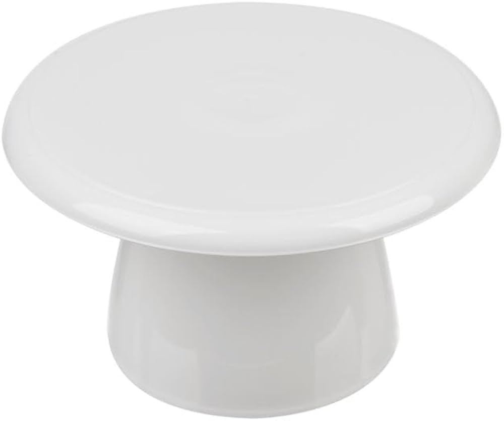 Decorative Round Mushroom Cake Stand (White) | Amazon (US)