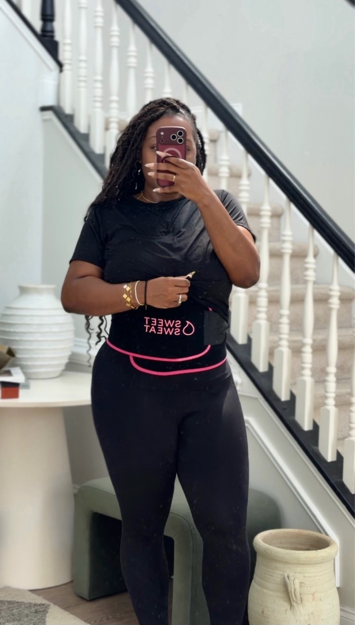 Getting this waist snatched by any means! I love this sweet sweat waist trainer to help sweat more around my waist! 

Activewear, gym, fitness, leggings, waist trainer

#LTKfitnessgoals #LTKselfcare #LTKActive