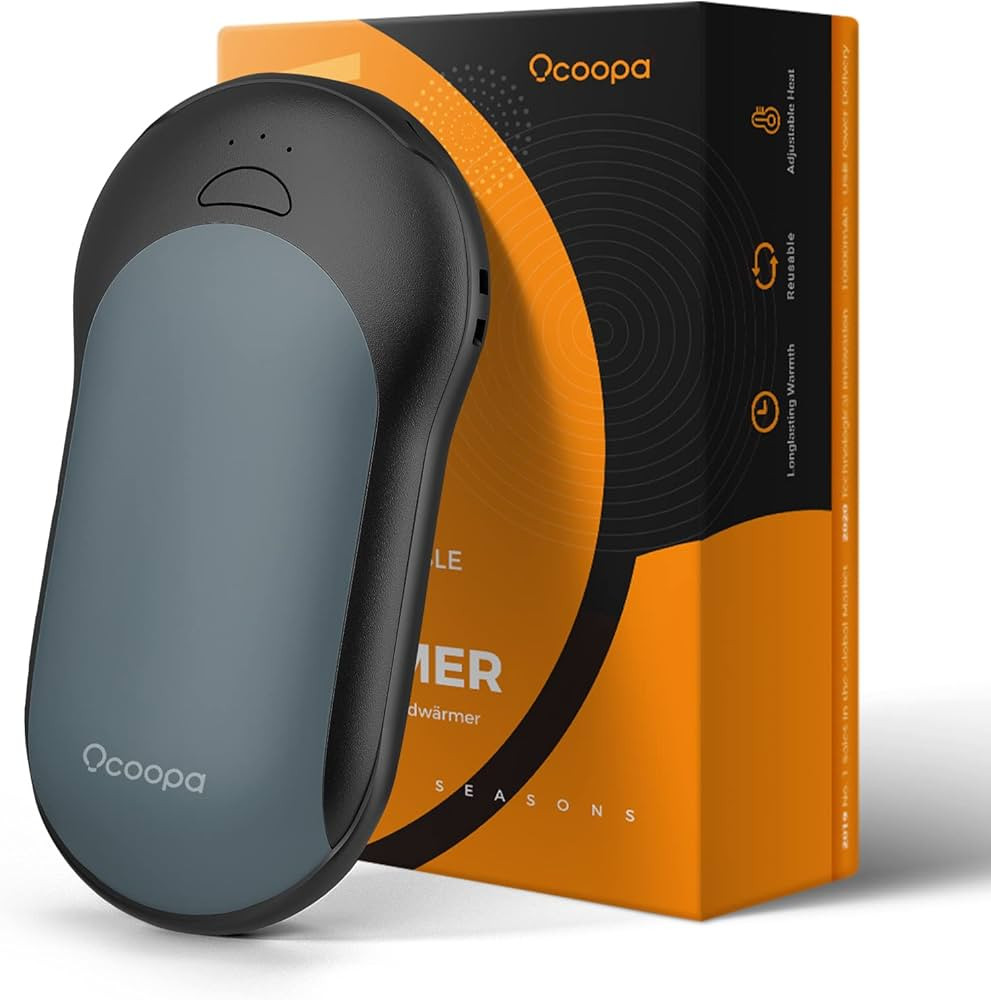 OCOOPA Rechargeable Hand Warmer 10000mAh,Portable Electric Hand Heater,Up to 15 Hours,USB Battery... | Amazon (US)