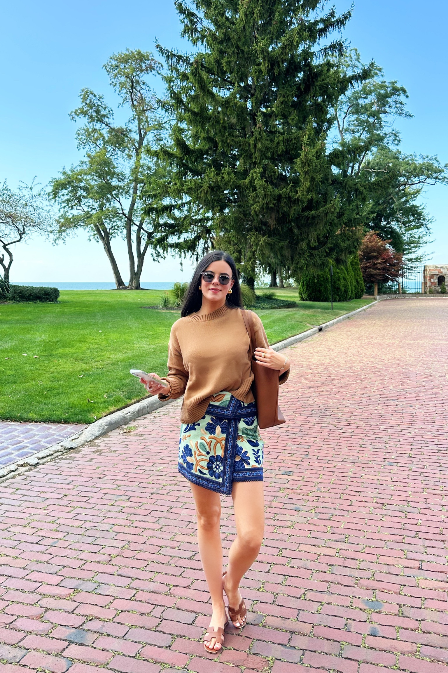 Ready for fall!🍂 My skirt is older from Farm Rio but still available and my chocolate brown sweater is new from Everlane!



#LTKSeasonal #LTKFallSale #LTKU