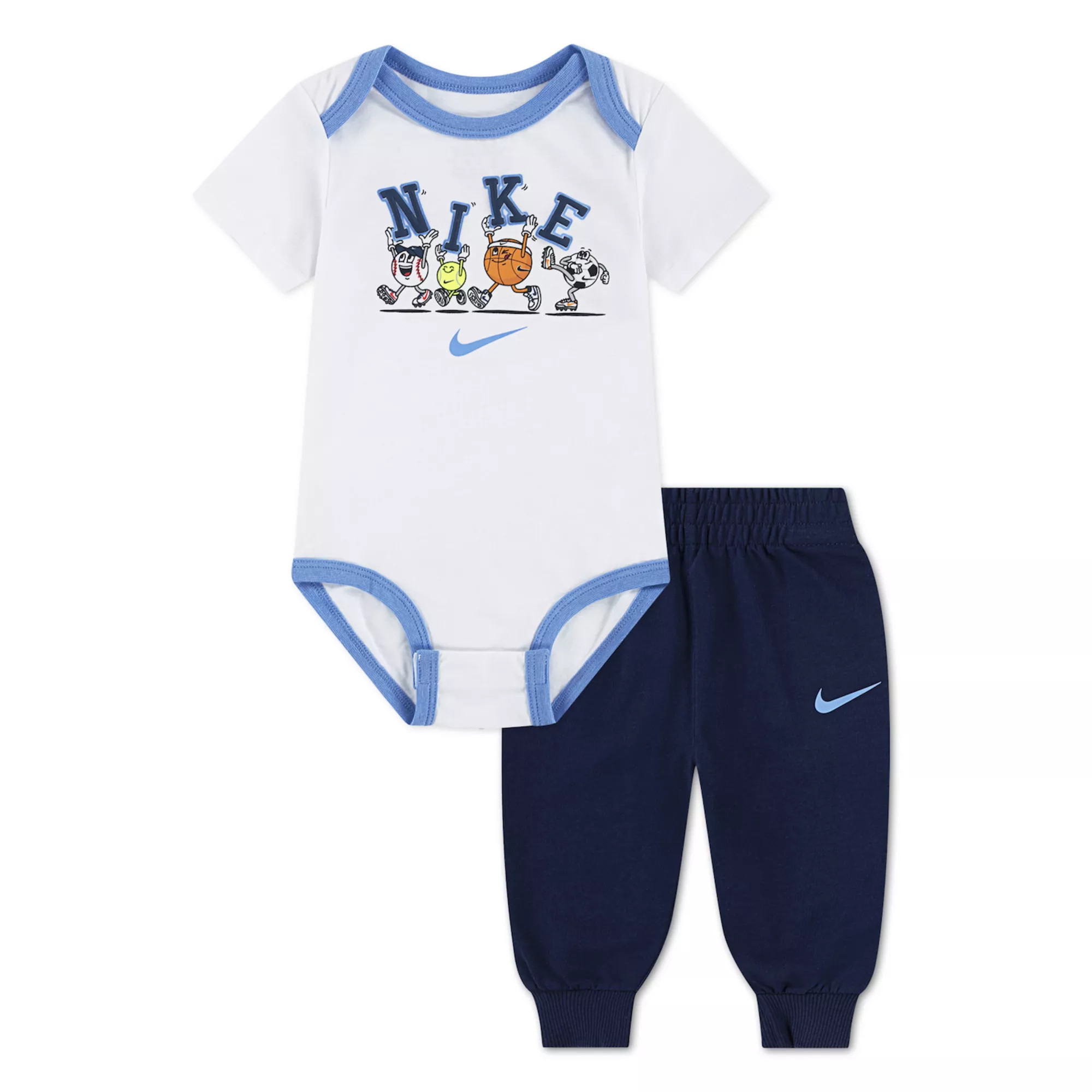 Baby Boys Nike Multisport Short Sleeve Bodysuit & Pants 2-Piece Set | Kohl's