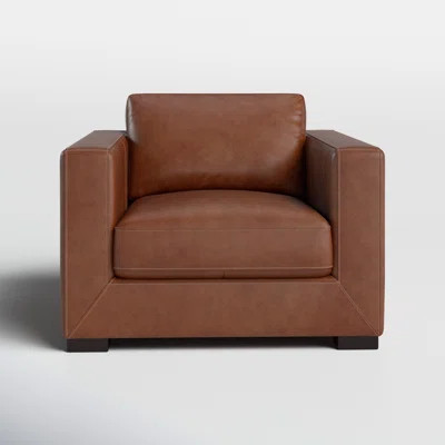Winsor Genuine Leather Armchair | Wayfair North America
