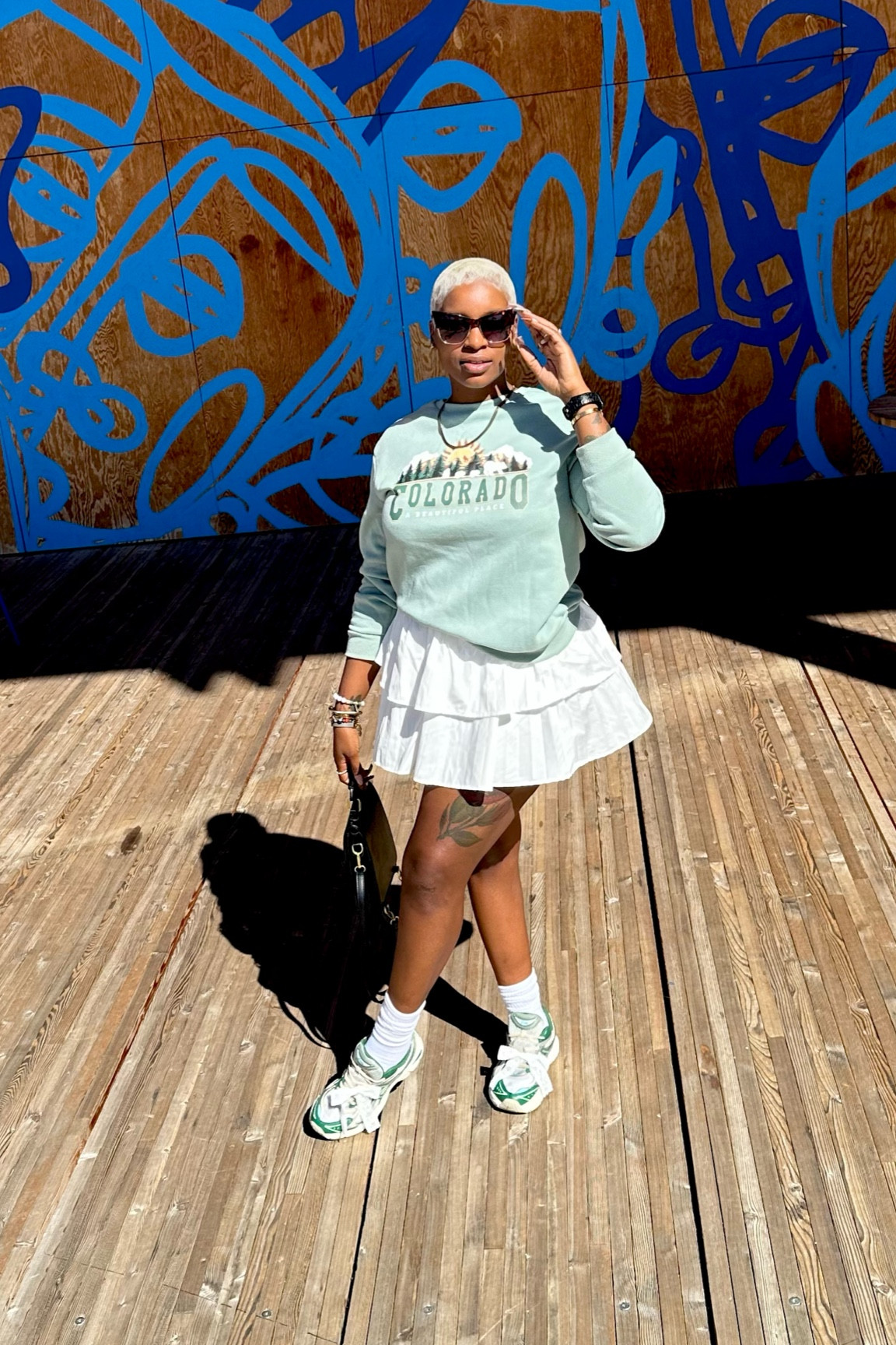 A little transitional look perfect for warm fall days! Still obsessed with this trendy skirt. 

#LTKMidsize #LTKFindsUnder50