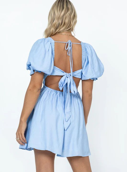 Dani Mini Dress Blue | Princess Polly US