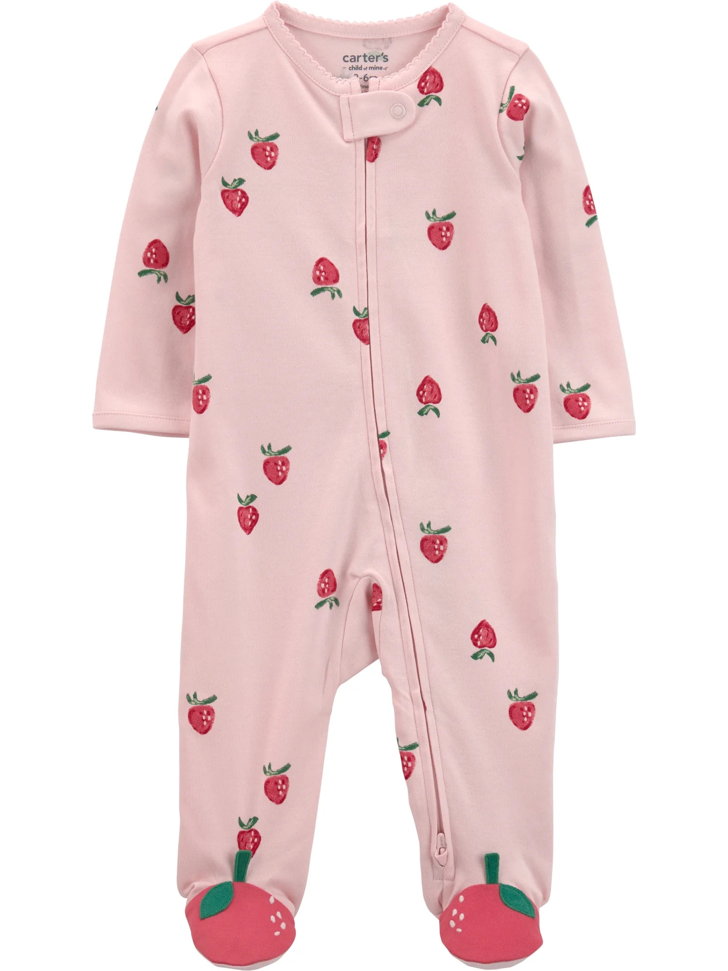 Carter's Child of Mine Baby Girl Sleep 'N Play, One-Piece, Sizes Premie-6/9 Months | Walmart (US)