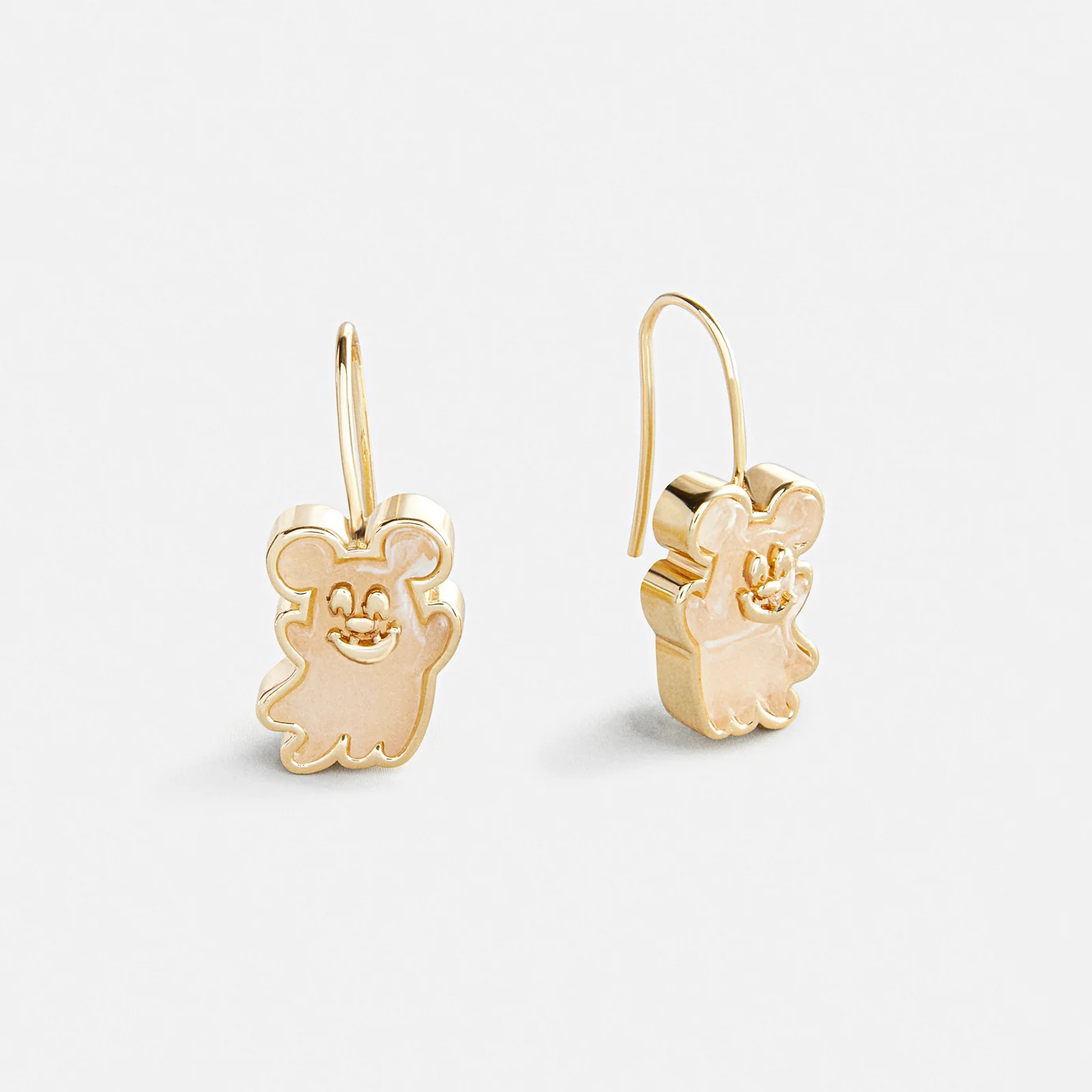 Disney Mickey Mouse Ghost Drop Earrings - White | BaubleBar