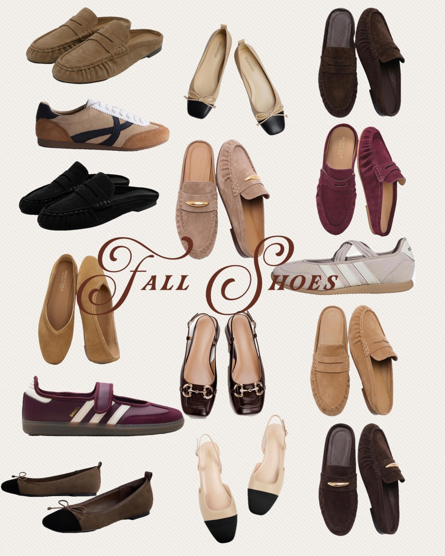 Fall shoes you’re going to love! Designer style but not the price 

#fallshoes #suedemules #loafers #addidas

#LTKOver40 #LTKWorkwear #LTKgrwm