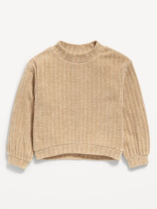 Cozy Mock-Neck Chenille Sweater for Toddler Girls | Old Navy (CA)