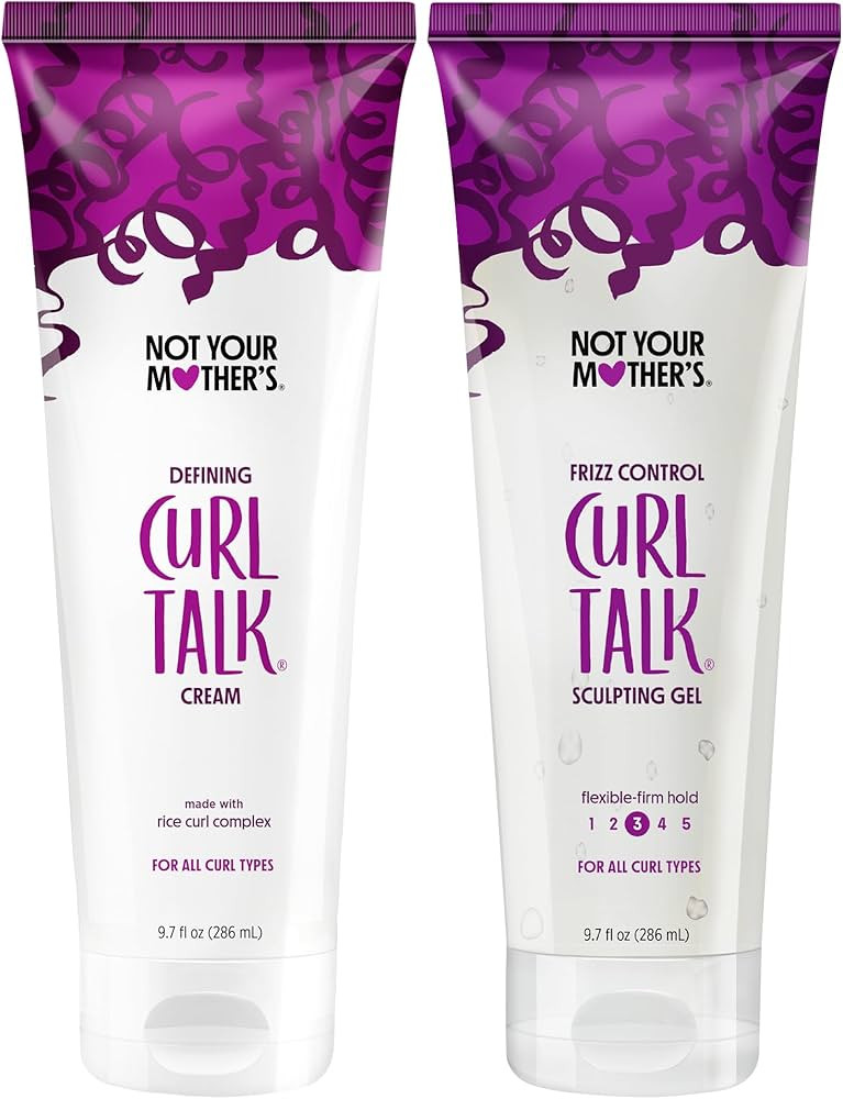Not Your Mother's Curl Talk Frizz Control Sculpting Gel & Defining Cream (2-Pack) - 9.7 fl oz - F... | Amazon (US)