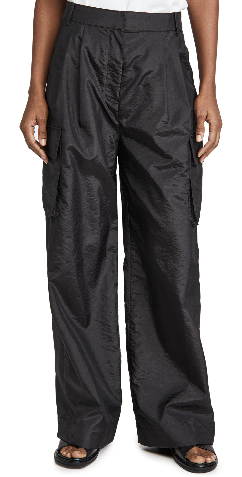 Crispy Nylon Pleated Cargo  Pant | Shopbop