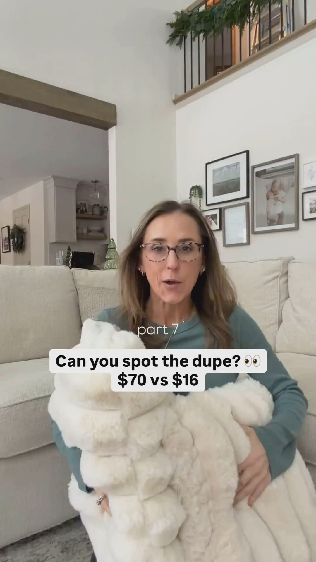 $70 vs $16! Can you tell which faux fur striped pillow is which?! The pillow with the plain back is only $16 for a pack of 2 from Amazon!! The other is $70 for 1 from Anthropologie ! Both linked here! Such a good dupe! I honestly cant tell them apart! 



#LTKHome #LTKSaleAlert