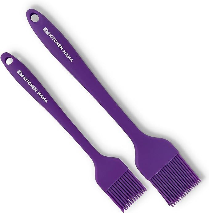 Kitchen Mama Silicone Basting Pastry Brush Gift: Set of 2 Heat Resistant Basting Brushes for Baki... | Amazon (US)