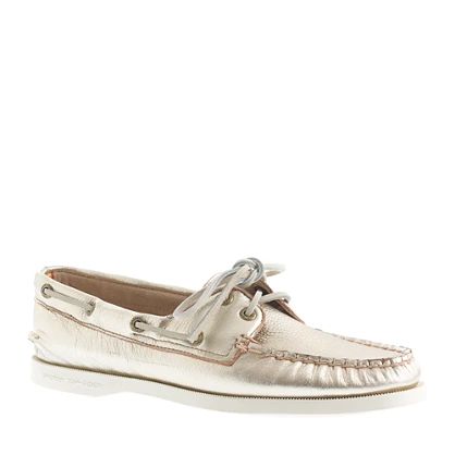 Sperry Top-Sider® for J.Crew Authentic Original 2-eye metallic boat shoes | J.Crew US