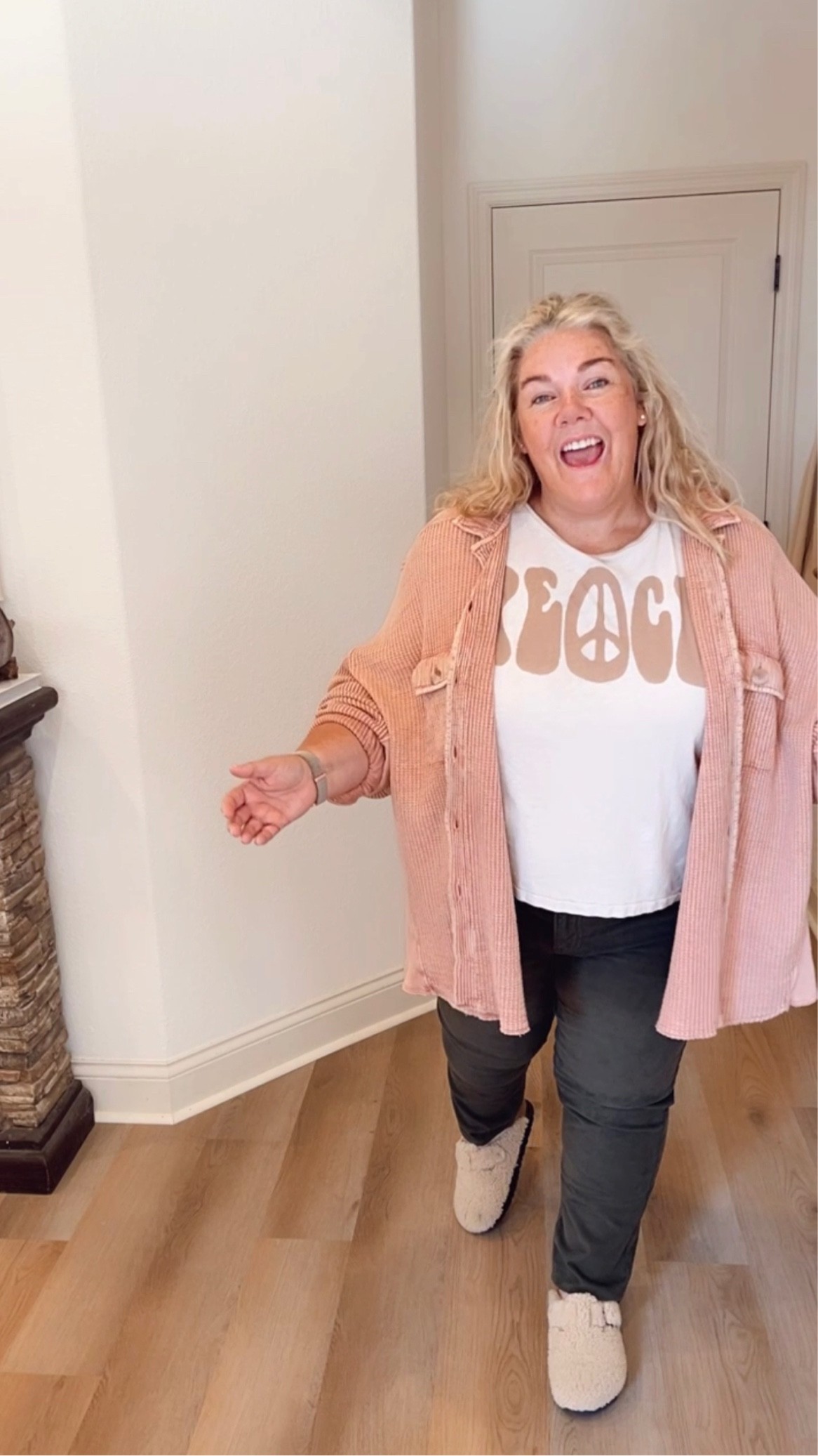 Mid Size Mid Life and dressing on trend! I love this look with my fave free people scout shacket! #freepeople#shacket#waffleshirt#cords#midsize#midlifestyle#midsizestyle

#LTKcurves #LTKSeasonal #LTKstyletip