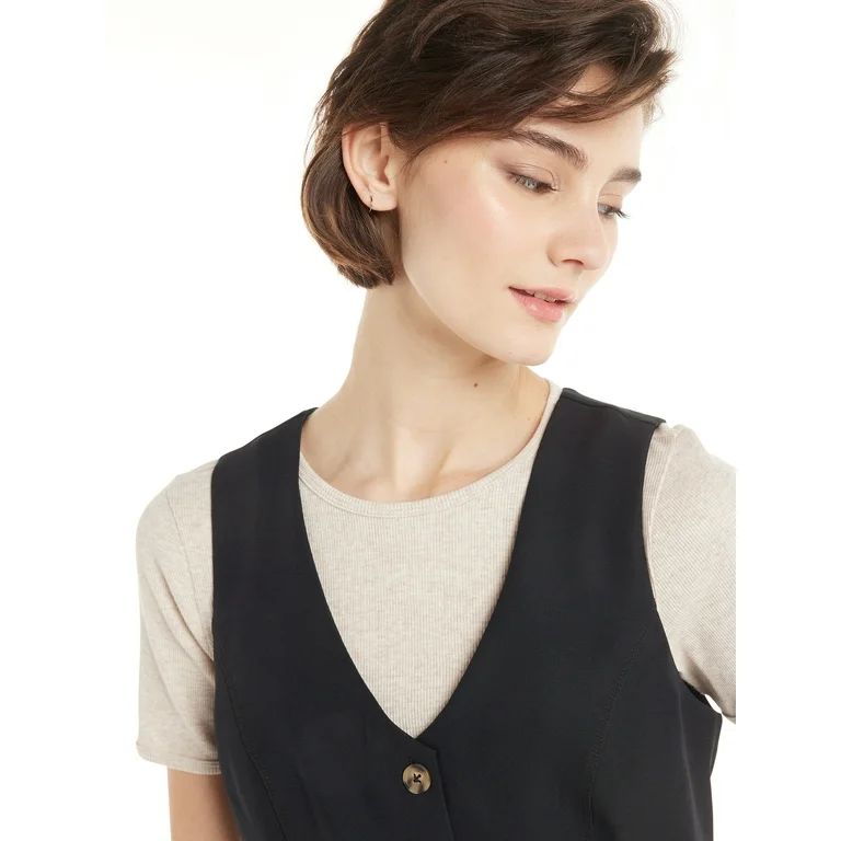 Madden NYC Women's Suiting Vest, Sizes XS-XXXL | Walmart (US)