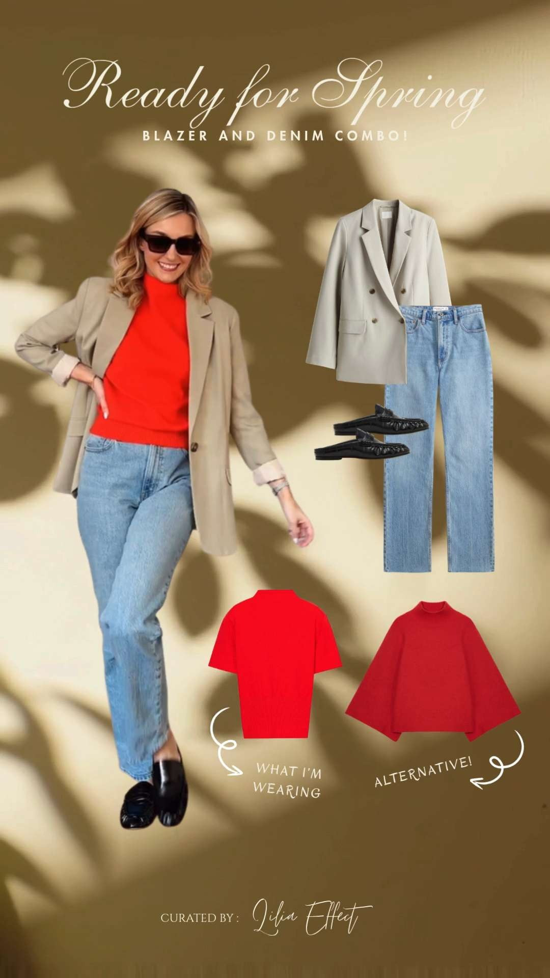 Ready for spring — blazer and denim combo 🤍 Effortless, polished, and the perfect balance of structured and relaxed for everyday wear. 🌿✨
 

 #LTKgrwm #LTKootd