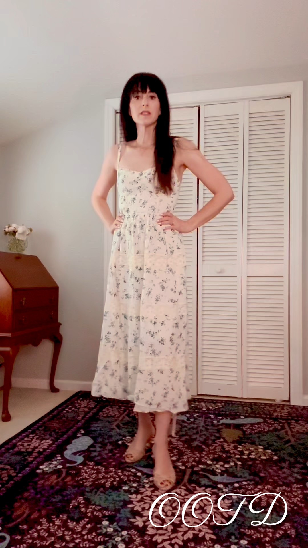 OOTD: loving this blue and white floral from Reformation! So gauzy and light and perfect for summer! Also linking some similar blue and white dresses  

#LTKSummerEdit #LTKShoeCrush