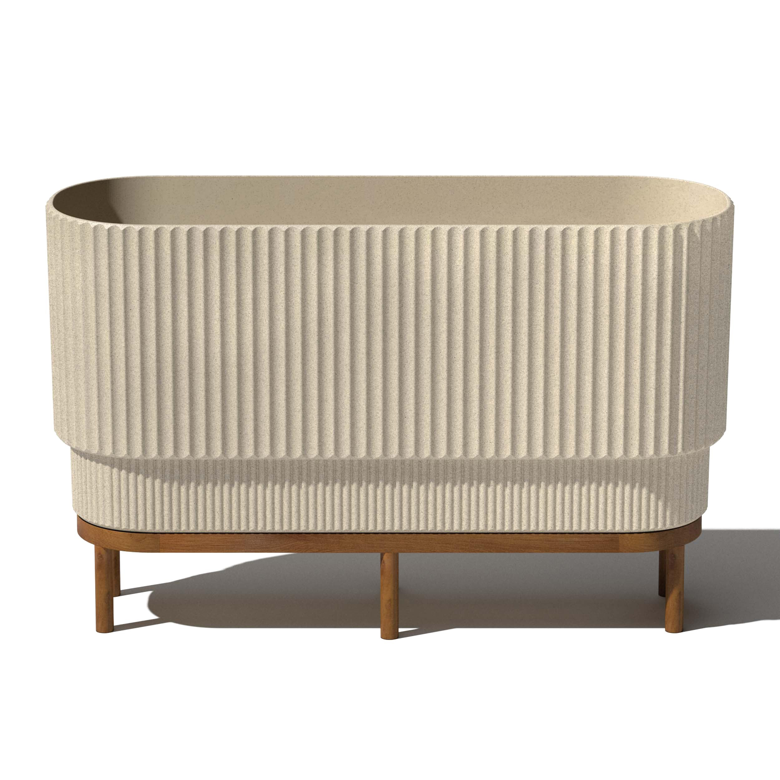 Veradek Demi Series Raised Long Planter for Indoor/Outdoor Use | Made from Plastic & Stone w/Wood... | Amazon (US)