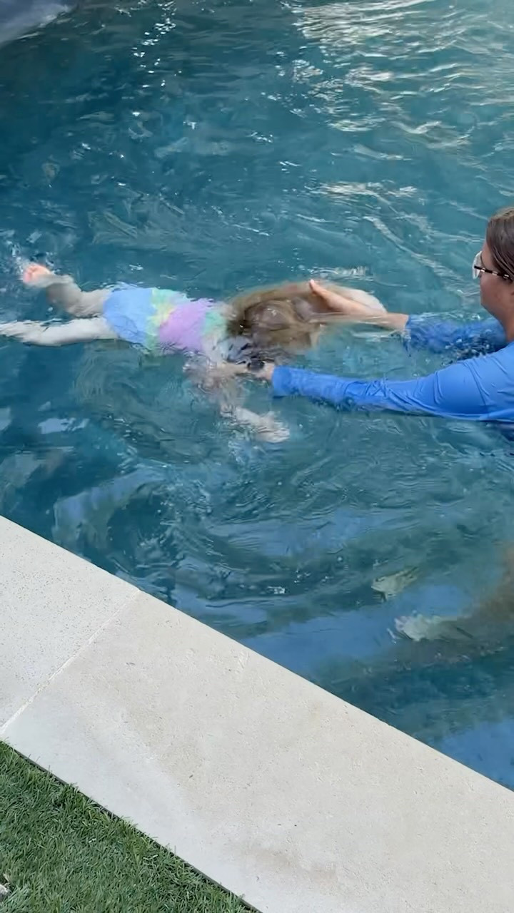 They are flipping to their backs and floating so well! 🥹 

backstory ::: We recently started the babies in ISR! They have been taking lessons for a little over a week now and have learned so much! 

Ellie is learning to reach for the wall and kick her feet to get higher in the water. She is also learning how to flip onto her back and float! 

Sutton is very young still, so she is learning how to float and wait for someone to grab her! They are already learning so much, and I’m amazed at how they are able to correct themselves so that they are floating the right way! 

Ellie and Sutton weren’t sure about the lessons at first, but Ellie has really warmed up to them, and Sutton just has to get used to her swim teacher holding her. 😅 Both of them have learned so much in such a short amount of time, and we can’t wait to see what they have learned after 6 weeks of practice! ❤️

#LTKSwim #LTKBaby #LTKKids