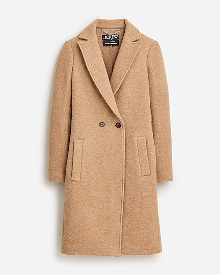 New Daphne topcoat in Italian boiled wool | J. Crew US