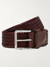Brown 3.5cm Brown Alonso Woven Leather Belt | MR P. | MR PORTER | Mr Porter (US & CA)
