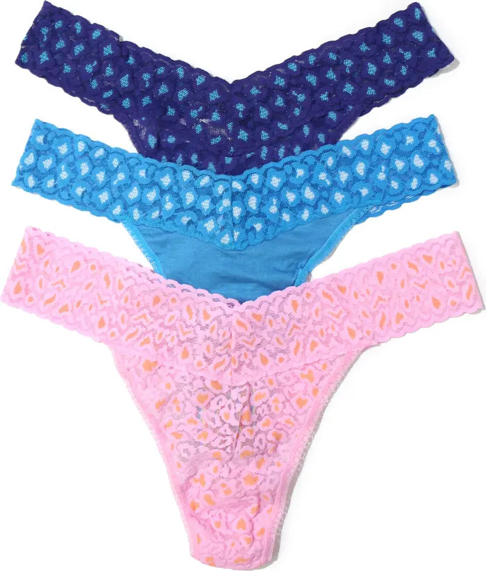 Original Rise Assorted Thongs - Pack of 3 | Nordstrom Rack