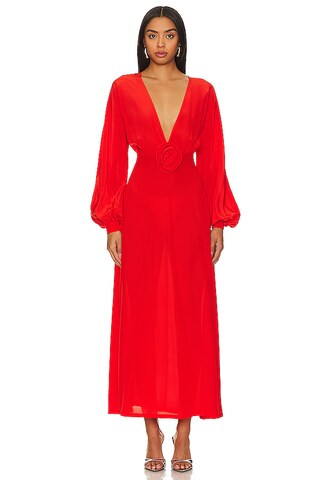 Nadia Dress in Red | Revolve Clothing (Global)