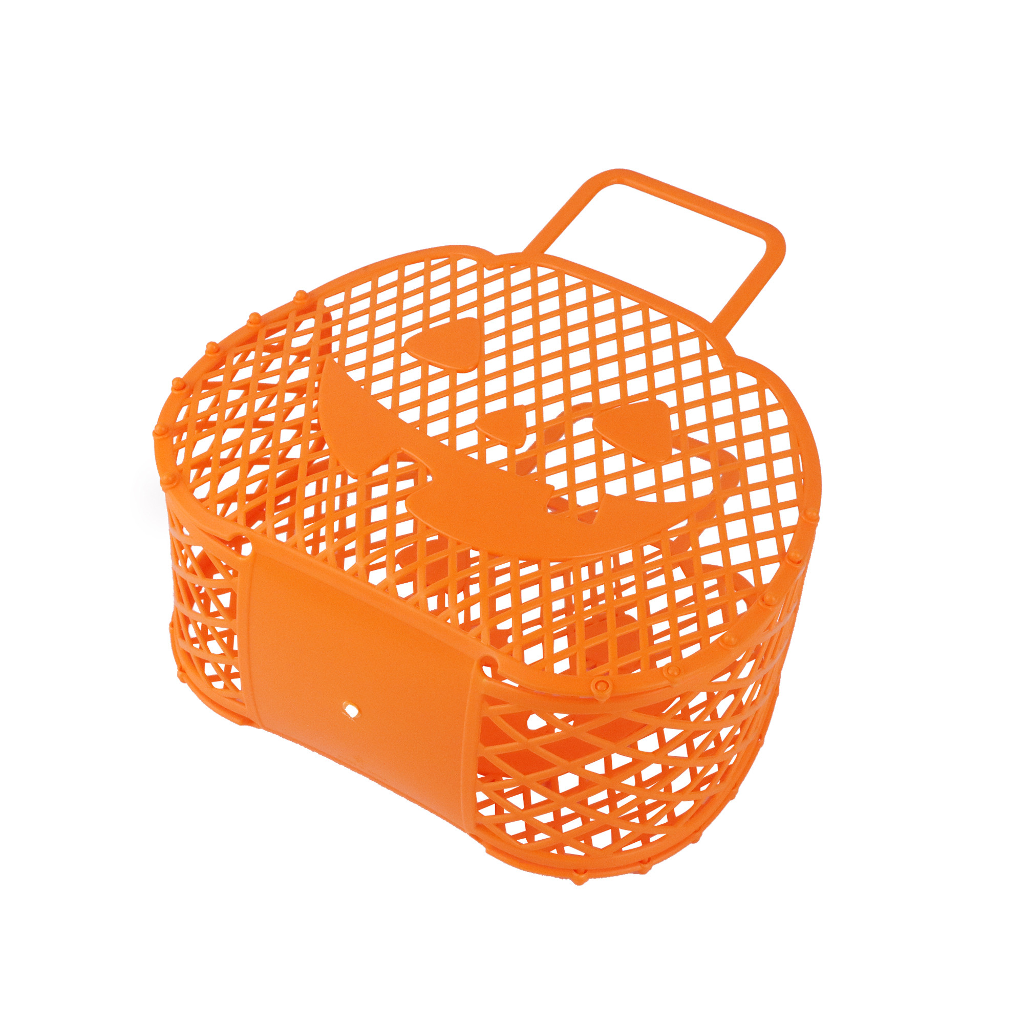 Halloween Plastic Orange Jack-o'-Lantern Basket, by Way To Celebrate - Walmart.com | Walmart (US)