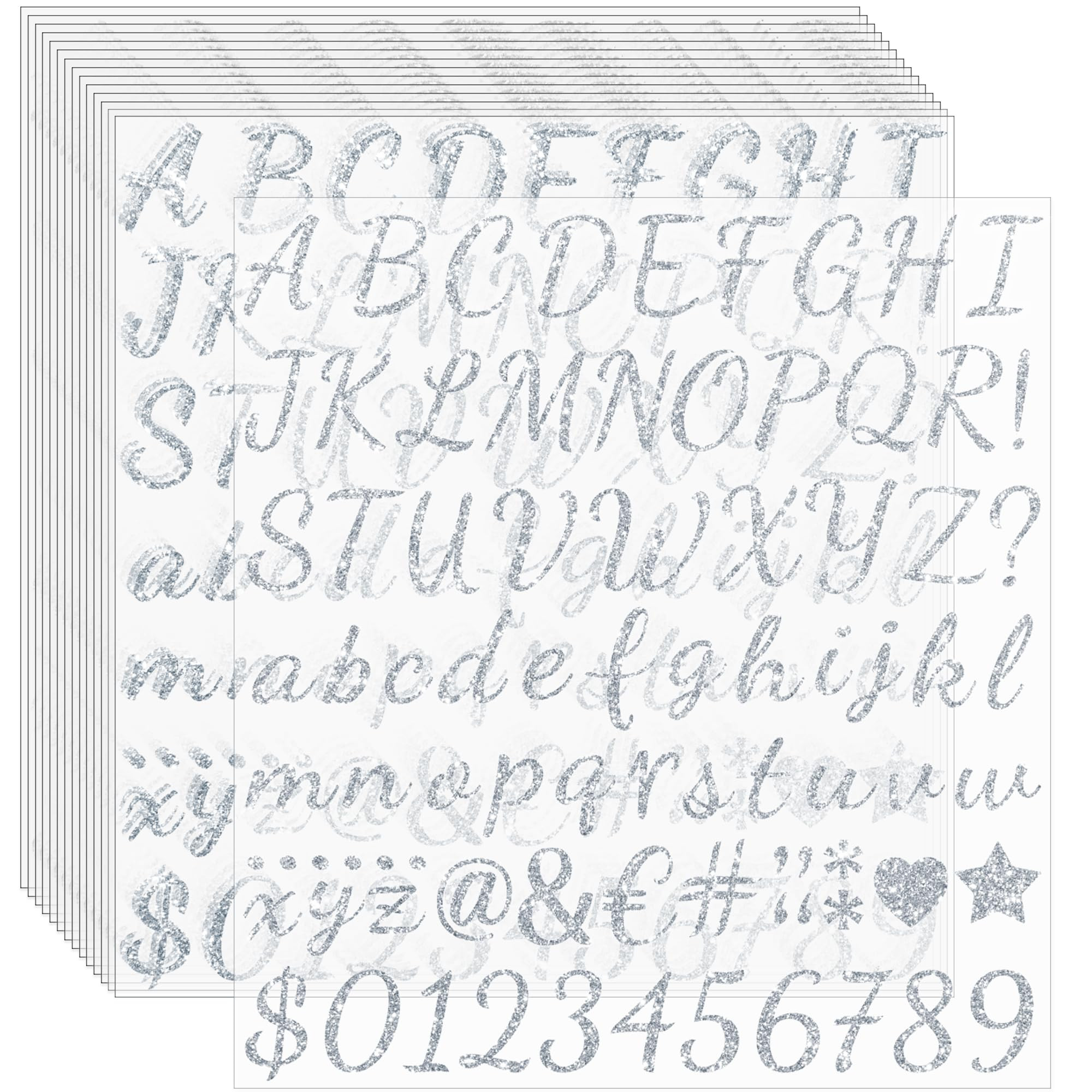 1245Pcs Letter Stickers 15 Sheets Alphabet Stickers Vinyl Sticker Letters 1Inch Self-Adhesive Gli... | Amazon (US)