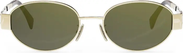Triomphe 54mm Oval Sunglasses | Nordstrom