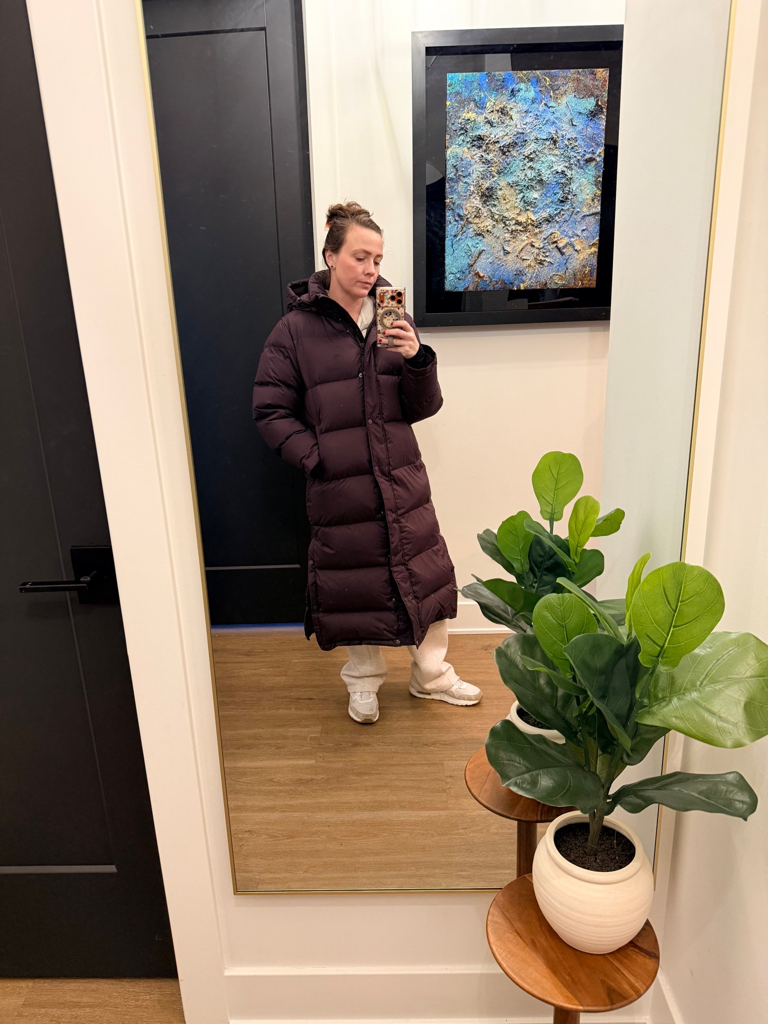 The coat getting me thru the cold 