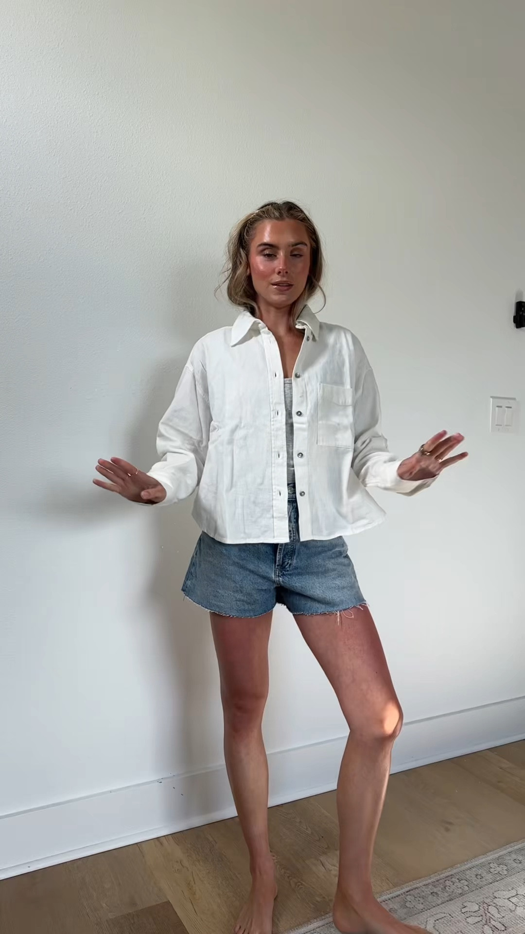 Gap size small. Our signature linen cotton that pairs a soft hand feel with airy-light texture. The effect — a naturally cool piece to wear on repeat.

#LTKootd #LTKSaleAlert #LTKSeasonal