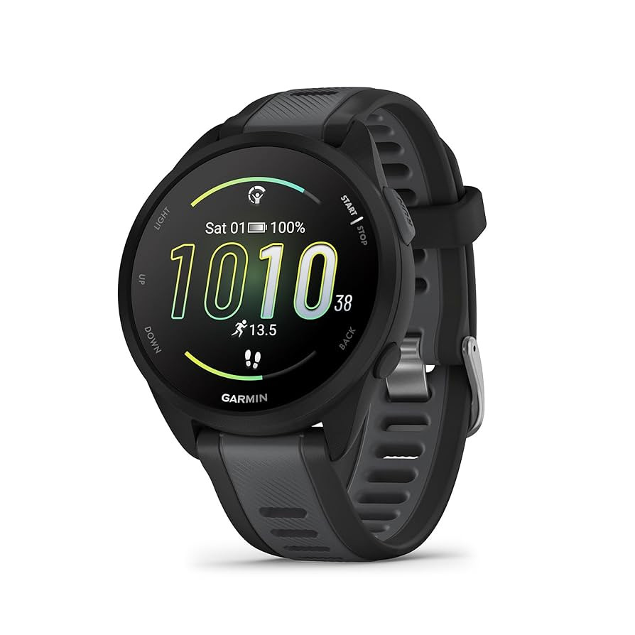 Garmin Forerunner 165, Running Smartwatch, Colorful AMOLED Display, Training Metrics and Recovery... | Amazon (US)