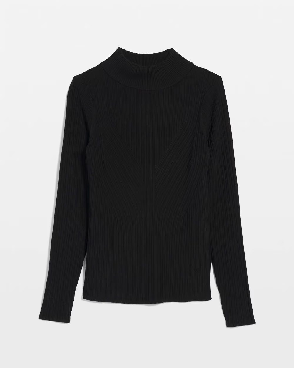 Essential Mock Neck Rib Sweater | White House Black Market | White House Black Market