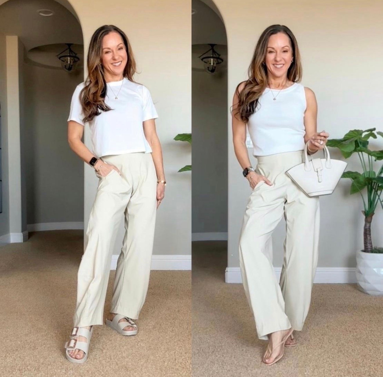 These neutral Amazon pants are the kind of closet staple that makes getting dressed feel effortless. The classic color and flattering fit make them easy to style for everything from running errands to a more put-together day out.

wearing an extra small for reference. I’m 5‘1“ 107 LBS. 

neutral wardrobe, Amazon fashion finds, everyday pants, chic basics, versatile style, affordable fashion, classic outfit ideas, elevated casual look, comfortable pants, capsule wardrobe, fashion inspiration, everydayholly

#LTKootd #LTKOver40 #LTKPetite