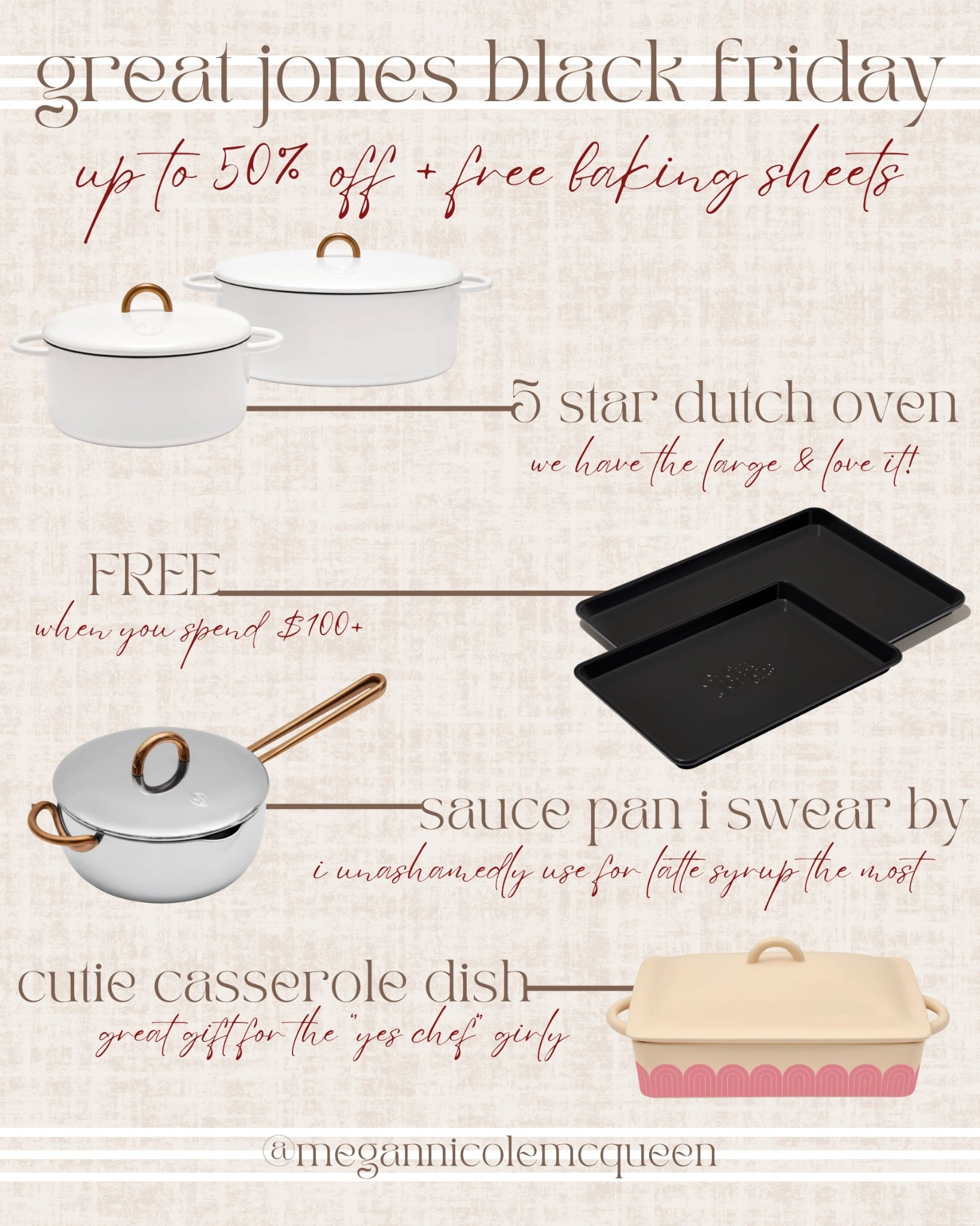 #ad | the @greatjones black friday sale is live!!! linked up all of my favorites for you below. you get their sheet pan in pepper for FREE when you spend $100+ — cannot recommend the items i linked up enough! we use them all regularly!

#LTKCyberWeek #LTKGiftGuide #LTKHome