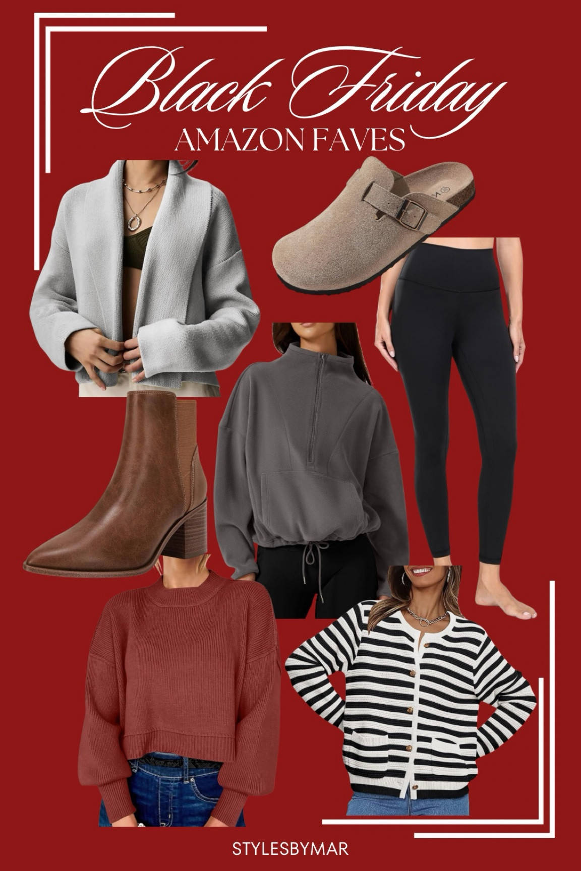 Amazon clothing favorites
Black Friday Amazon


#LTKCyberWeek #LTKFindsUnder50 #LTKSaleAlert