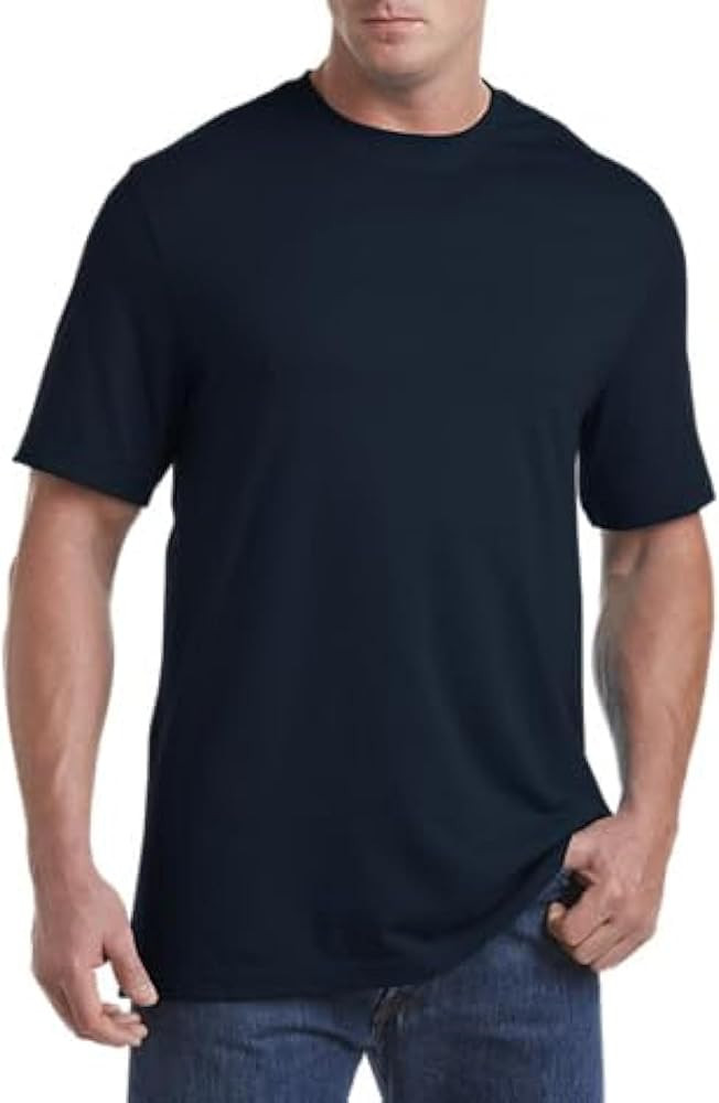 Harbor Bay by DXL Men's Big and Tall Sweat Resistant Jersey T-Shirt | Amazon (US)