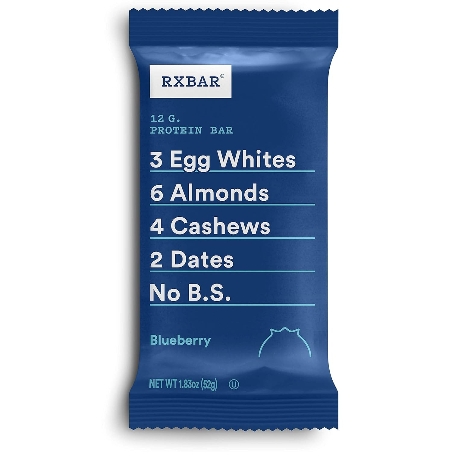 RXBAR Blueberry, Protein Bar, High Protein Snack, Gluten Free ,Pack of 24 | Amazon (US)
