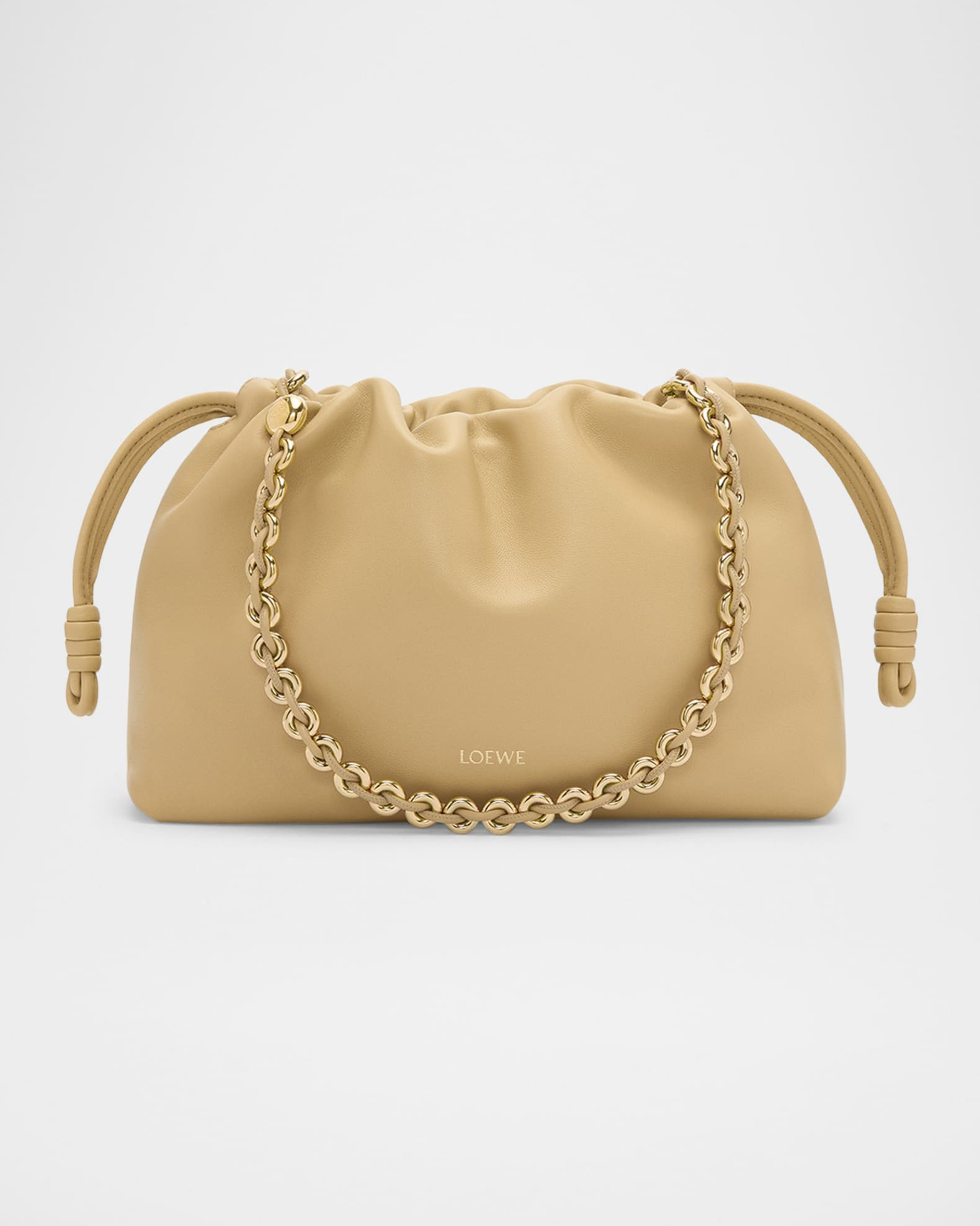 Flamenco Small Shoulder Bag in Napa Leather | Neiman Marcus