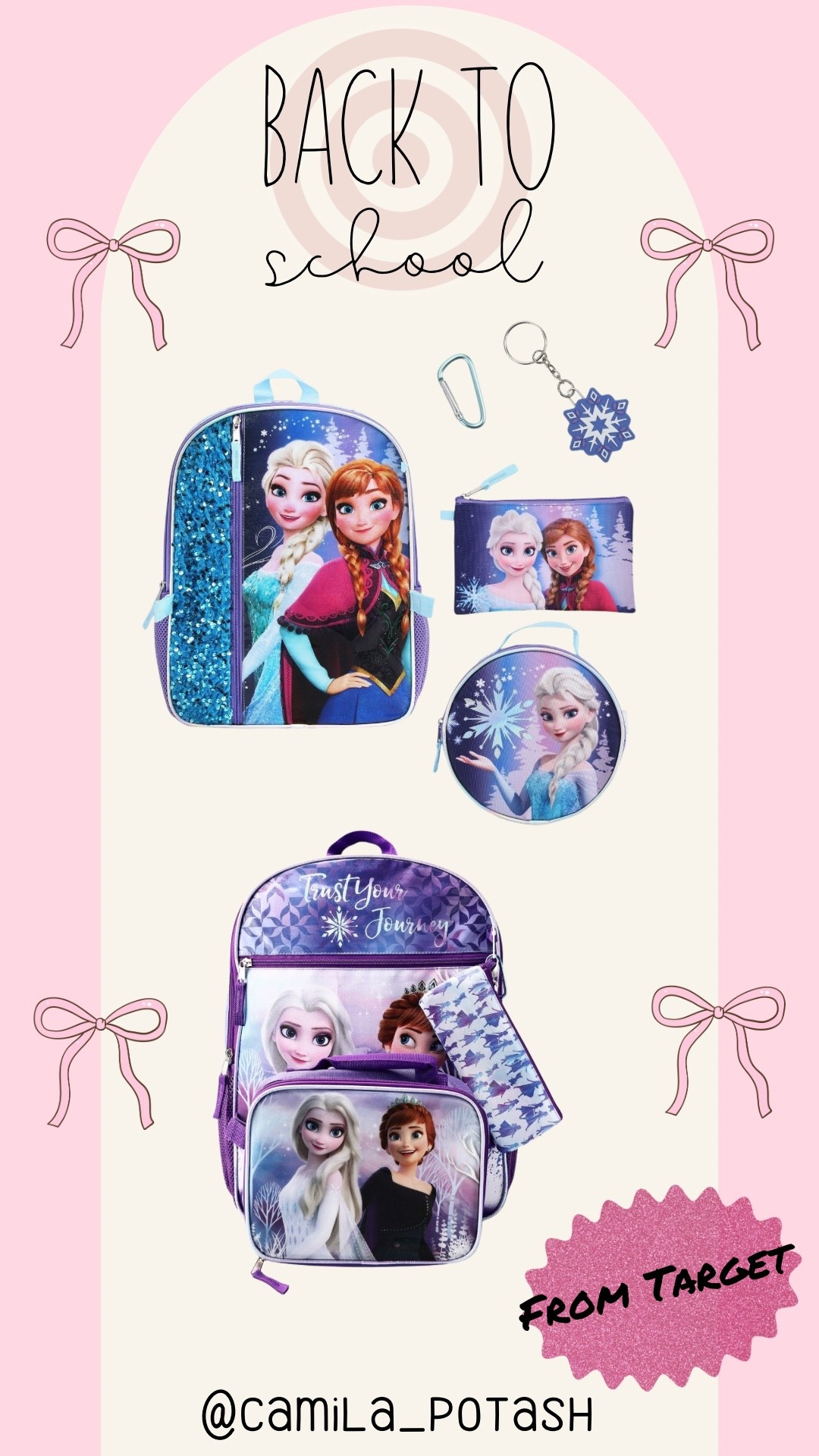 ❄️✨ If your little one is still singing “Let It Go,” this one’s for you! These Frozen backpacks and school sets featuring Elsa and Anna are a must-have for the new school year! 💜🎒

This magical Disney Frozen back-to-school collection includes sparkly Frozen backpacks, matching lunchboxes, pencil cases, keychains, and more! Perfect for preschoolers, kindergarteners, or any Frozen fan ready to head back to class in icy style. ⛄️💫

🧊 Glittery details
🧊 Matching accessories
🧊 Durable and mom-approved
🧊 Available at Target & Amazon

Frozen fans will love the vibrant prints and character charm—trust the journey and shop everything through my LTK now before it sells out! 💜❄️

#FrozenBackpack #DisneyFrozenSchoolSupplies #BackToSchool2025 #FrozenLunchbox #FrozenPreschoolBackpack #TargetBackpacks #AmazonSchoolFinds #FrozenBackToSchoolSet #ElsaAndAnnaBackpack #KindergartenBackpack #LTKKidsFinds #ShopLTK #LTKBackToSchool #DisneyFrozenFans #SparklyBackpacks #FrozenStyle



	•	Frozen backpack for girls
	•	Elsa and Anna school supplies
	•	Disney Frozen lunchbox
	•	Sparkly Frozen backpack
	•	Preschool Frozen backpack
	•	Kindergarten Frozen school set
	•	Target Frozen backpack
	•	Amazon Frozen back-to-school
	•	Frozen pencil pouch
	•	Frozen trust your journey backpack
	•	LTK back to school finds
	•	Disney school accessories

#LTKKids #LTKItBag #LTKSeasonal