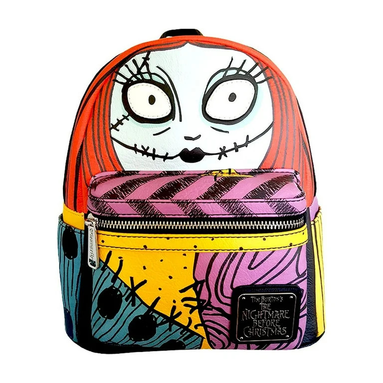 Disney The Nightmare Before Christmas Sally Cosplay Loungefly Mini Backpack - Walmart.com | Walmart (US)