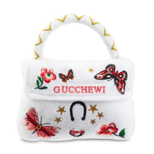 Dog Diggin Designs Runway Pup Collection | Unique Squeaky Parody Plush Dog Toys – Haute Couture Purses & Handbags | Amazon (US)