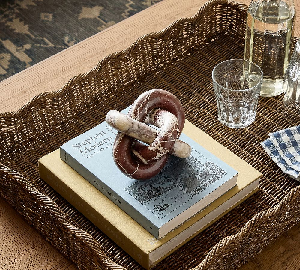 Chris Loves Julia Decorative Marble Knot | Pottery Barn (US)